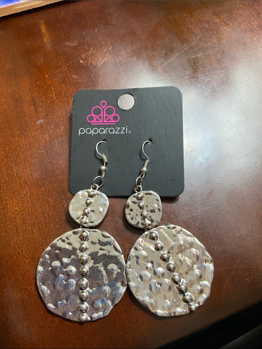 Earrings on Card